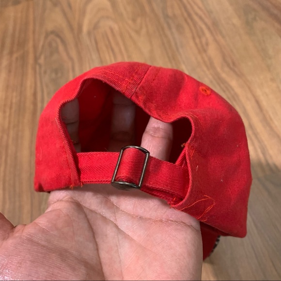 Autographed Firestone Auto Care Embroidered Flag Hat Adjustable Strap Back - Picture 5 of 6